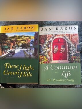 Green Hardcover Book Set - 'These High, Green Hills' & 'A Common Life'